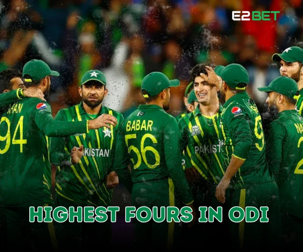 Highest Fours in ODI