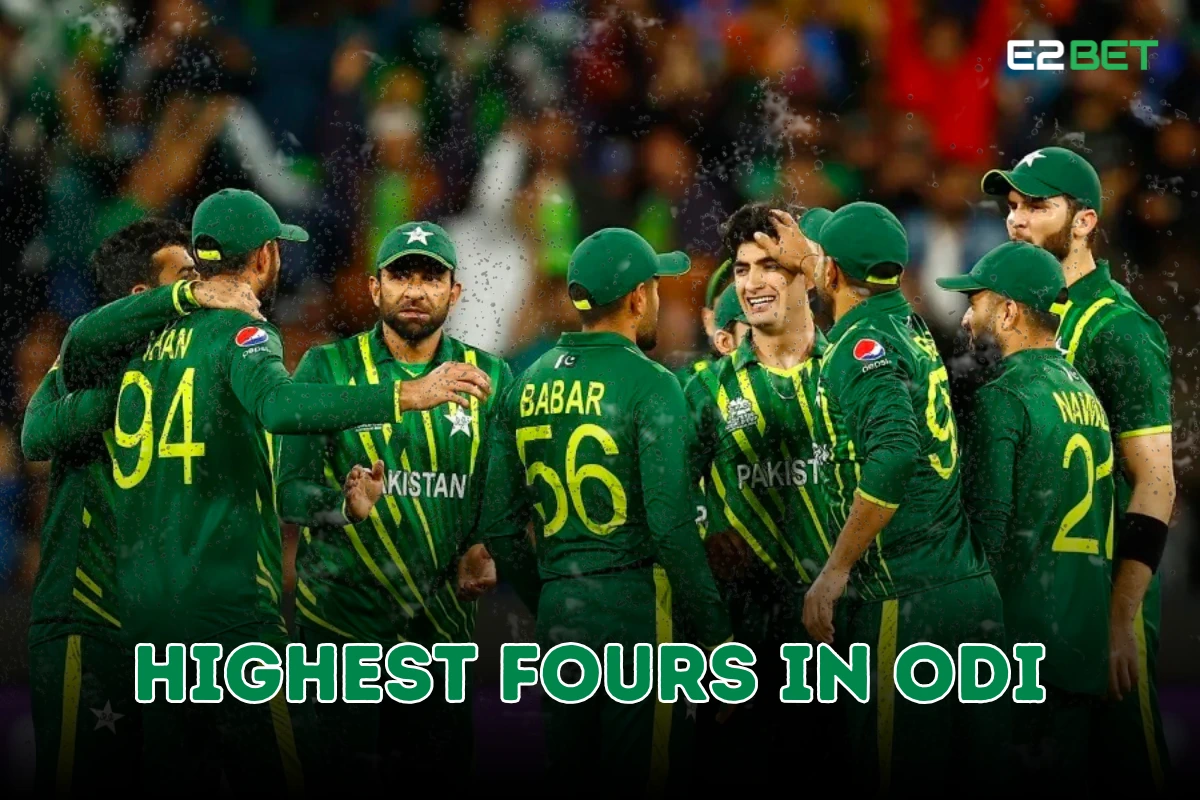 Highest Fours in ODI 