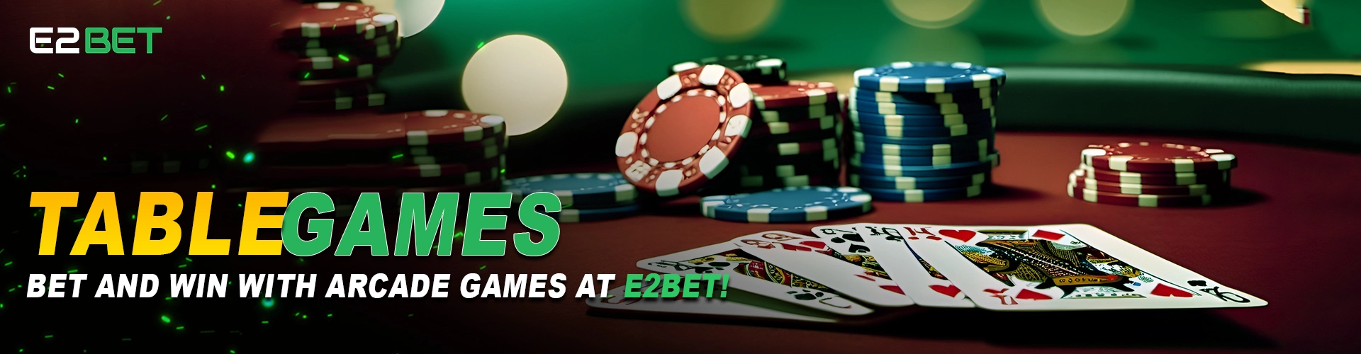 Table Games in PKR at E2Bet