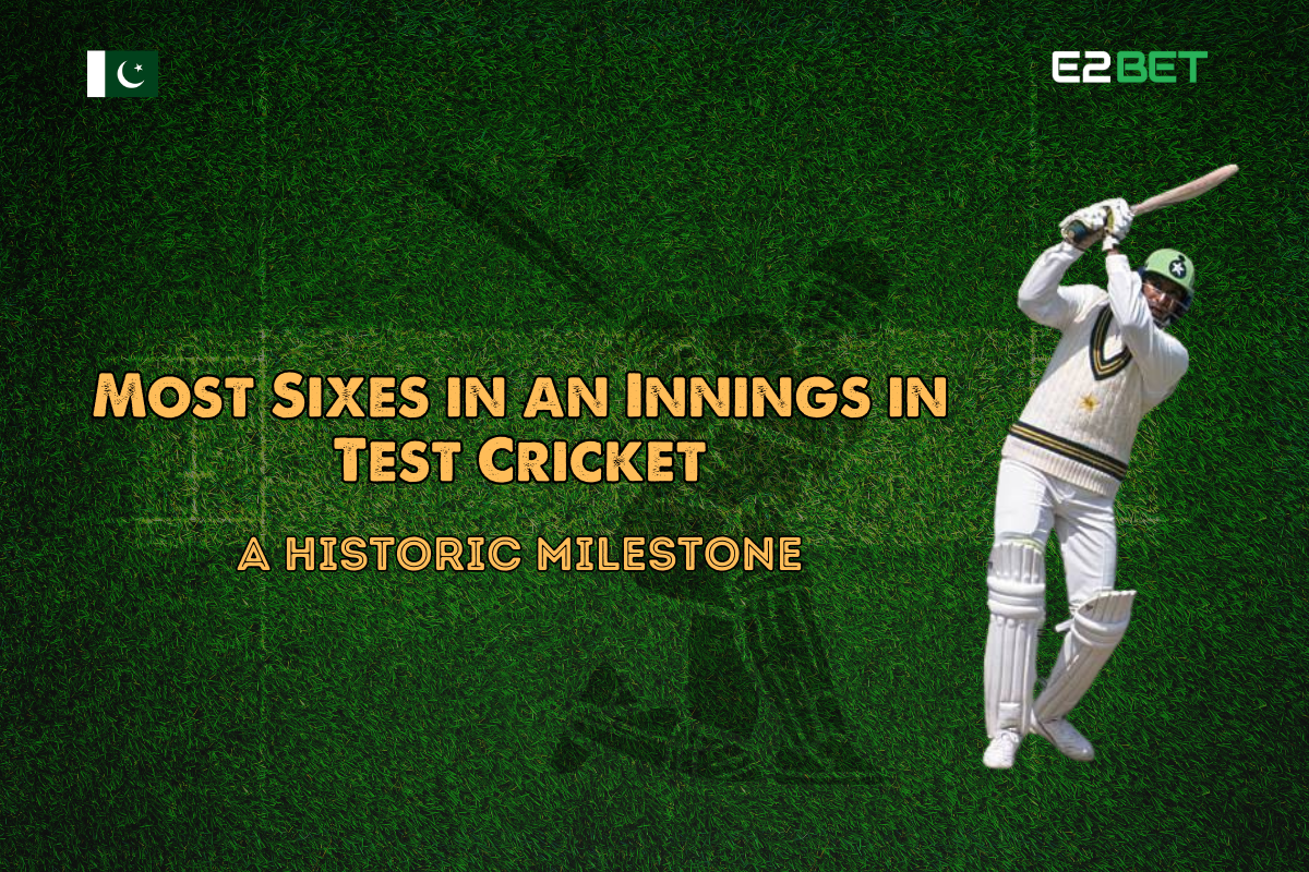 Most Sixes Cricket in Test Cricket Innings