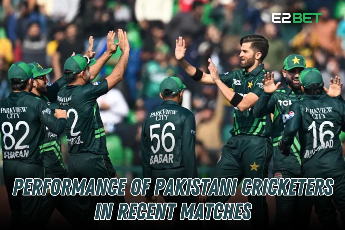 Performance of Pakistani Cricketers in Recent Matches