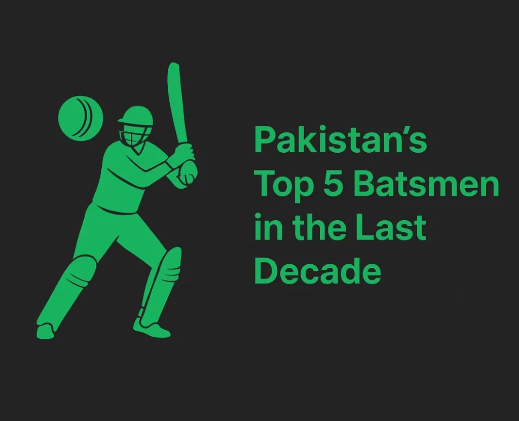 Top 5 Batsmen of Pakistan